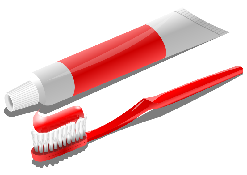 Free Clipart: Toothbrush And Toothpaste.