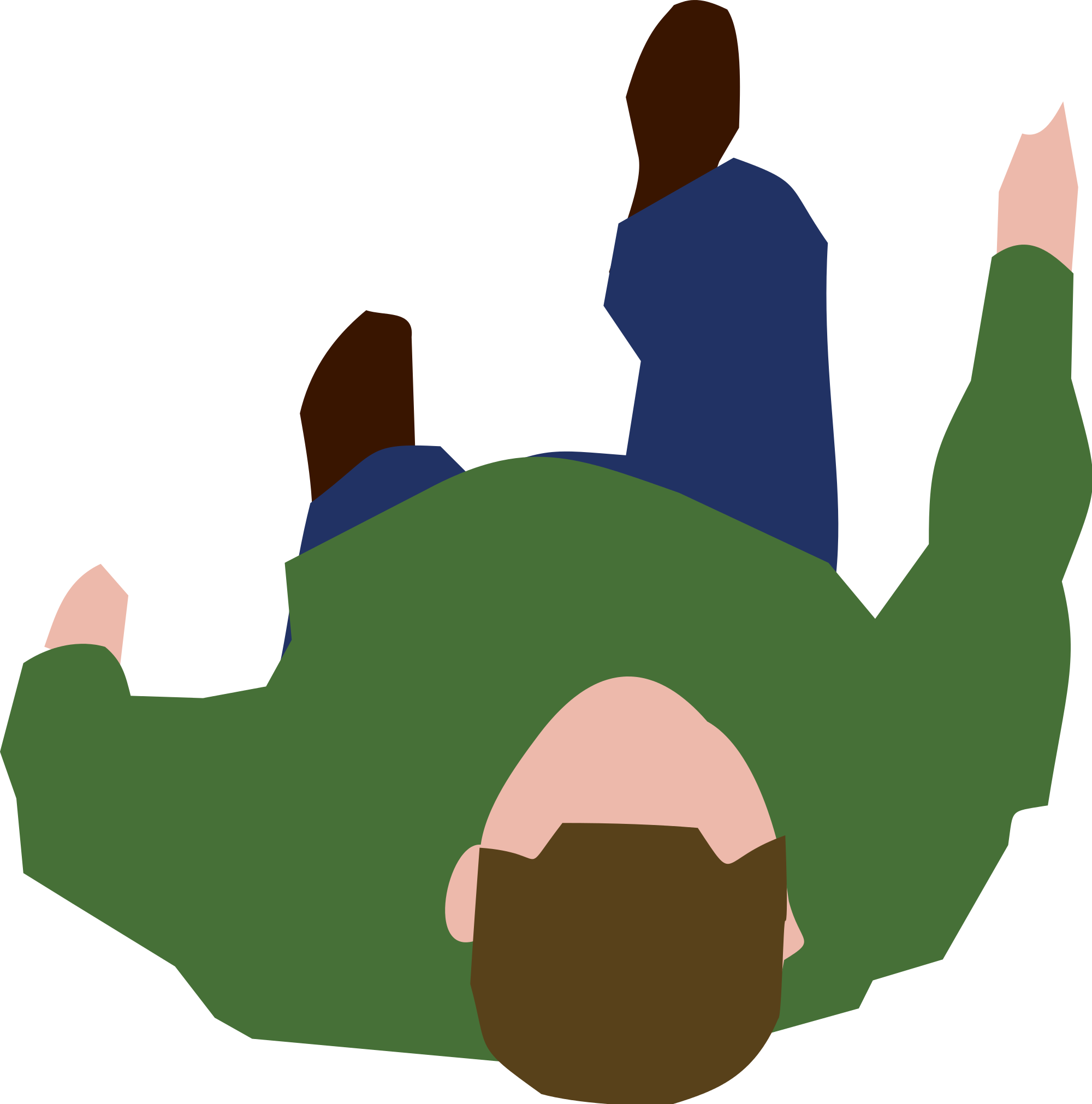 Human Clipart Top View.