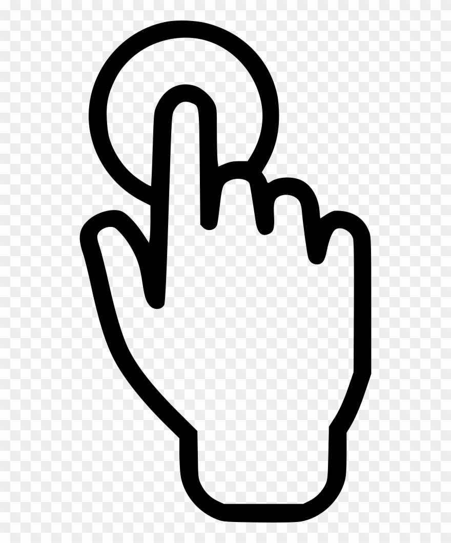 Finger Clipart Finger Press.