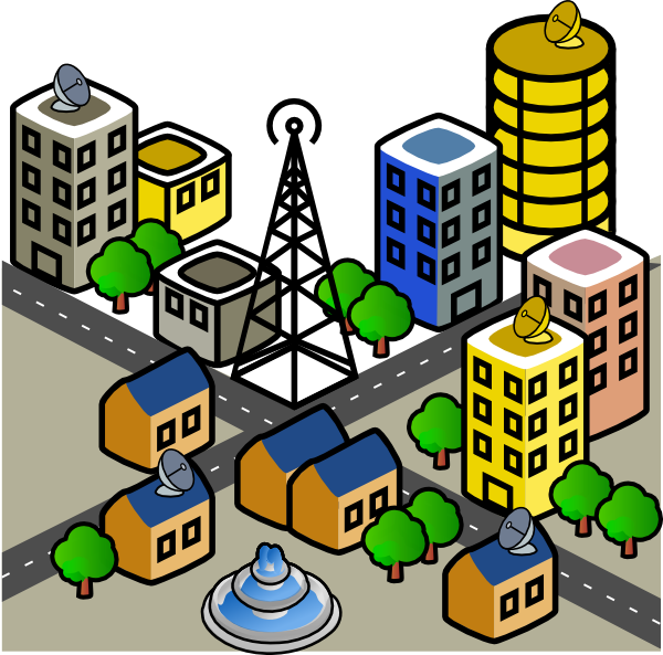 Clipart Cities and Towns.