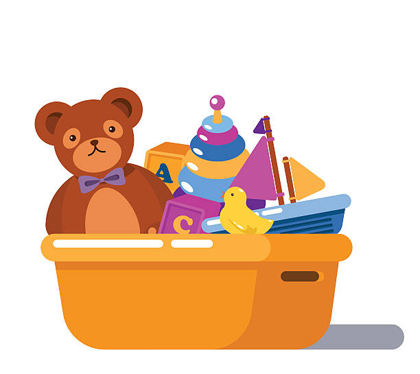 Toy Box Clipart.