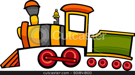 Steam Train Engine Clip Art.