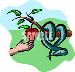 Showing post & media for Cartoon apple tree with snake.
