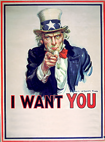 Uncle Sam We Want You Clipart.