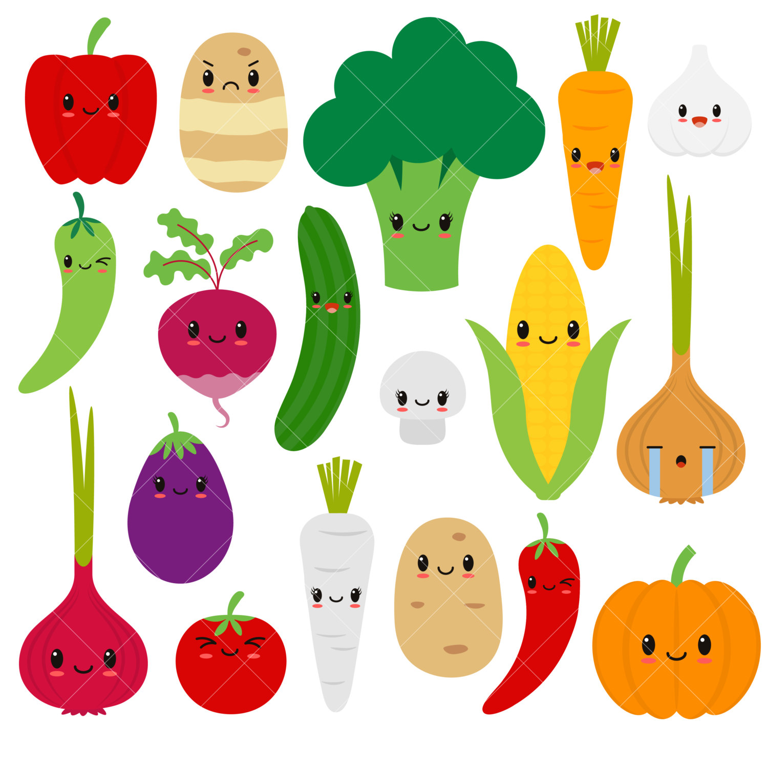 Cute Vegetables Clipart 20 Free Cliparts Download Images On 