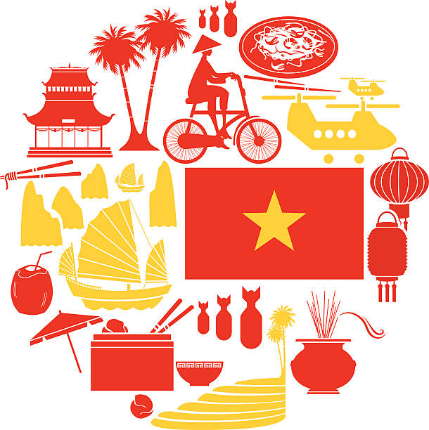 Best Vietnam Illustrations, Royalty.