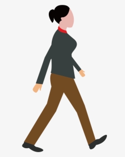 Free Walking Clip Art with No Background.