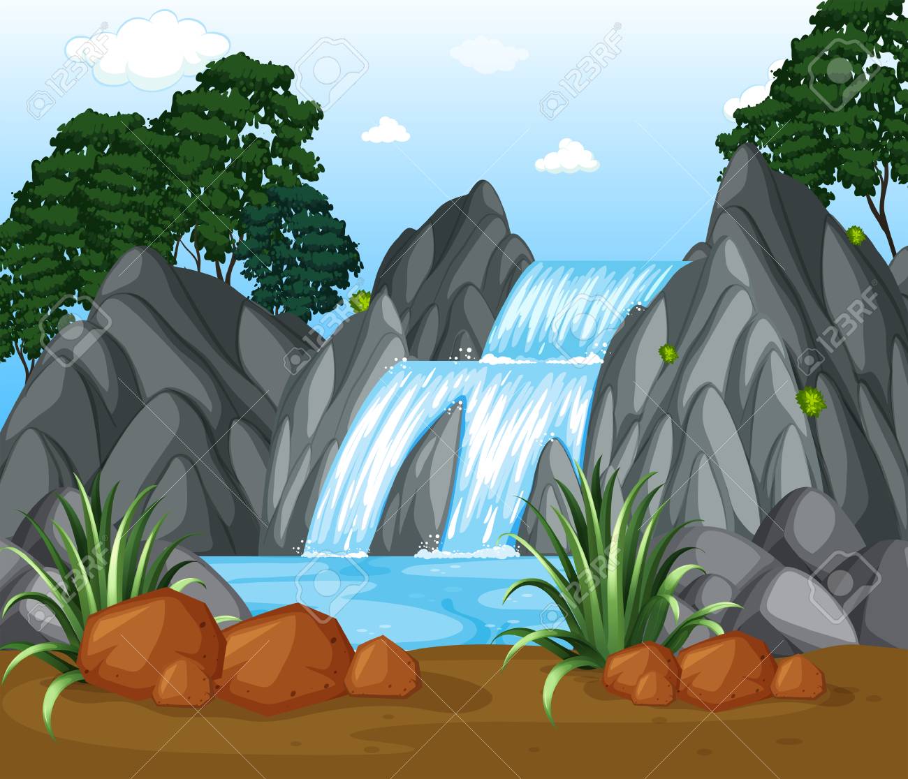 clipart waterfall 20 free Cliparts | Download images on Clipground 2024