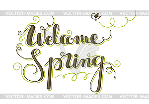 Welcome spring.