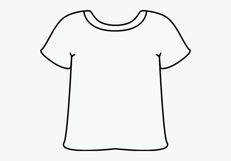 White T Shirt Clipart.