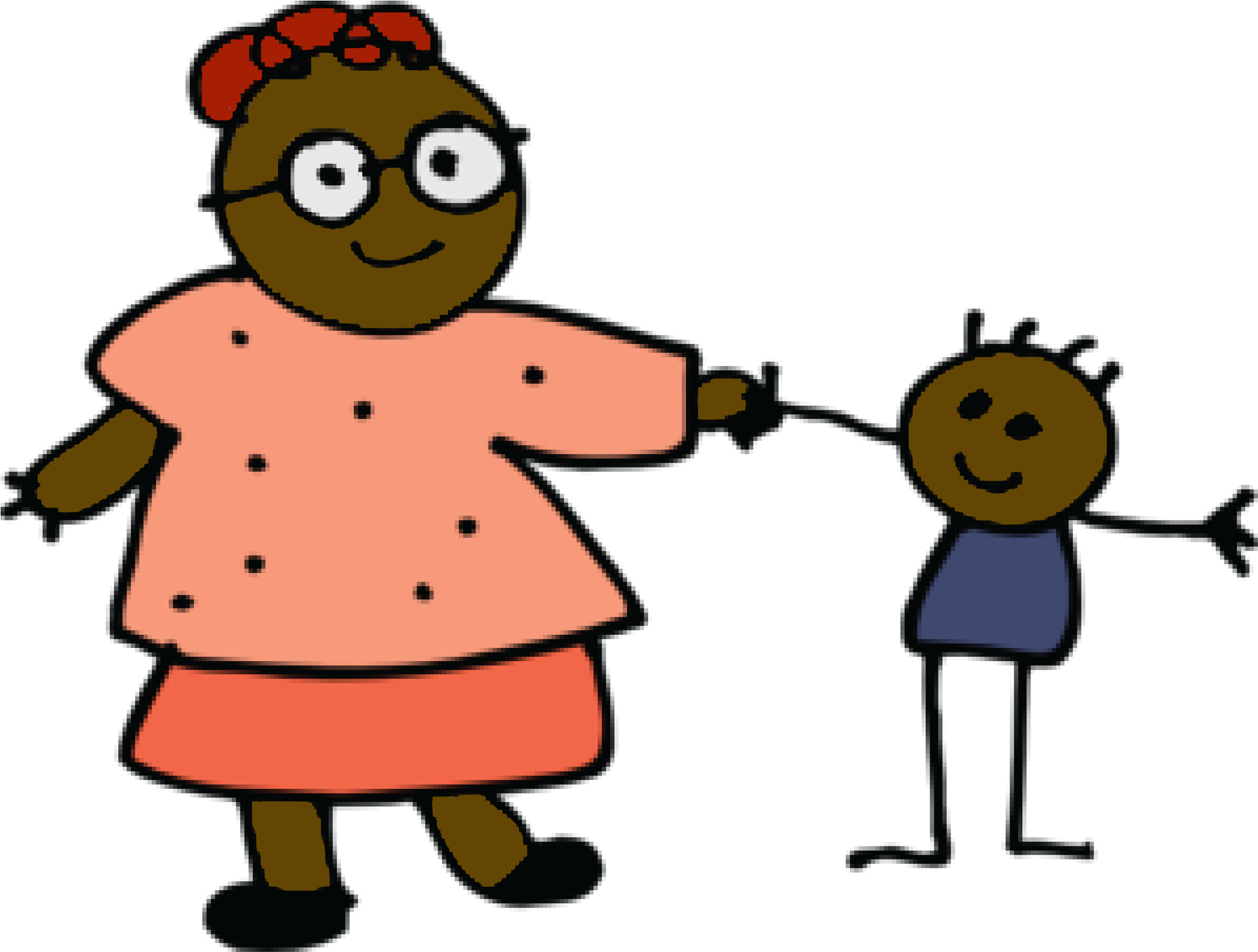 Who Is The Big Blk Mama Clipart.