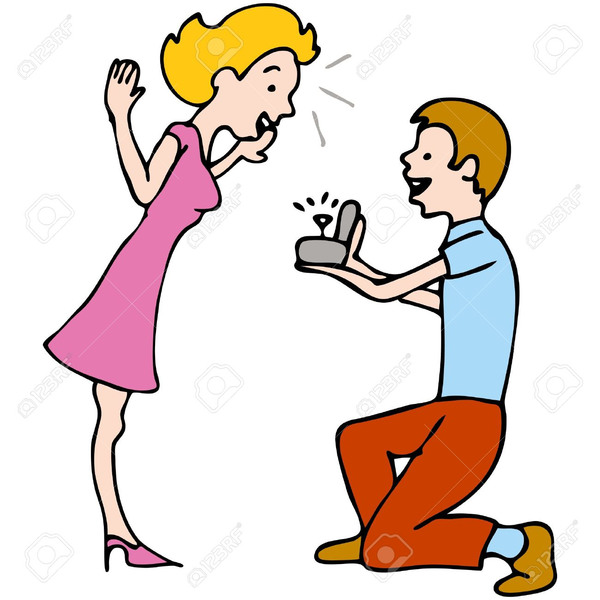 Will You Marry Me Clipart.