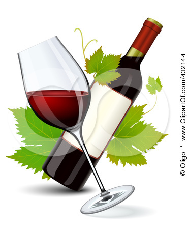 Free Clipart Wine Bottle And Glass & Free Clip Art Images #13750.