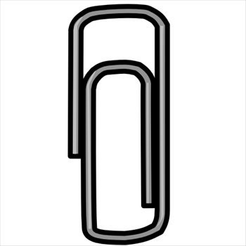 Paper Clip Clip Art.