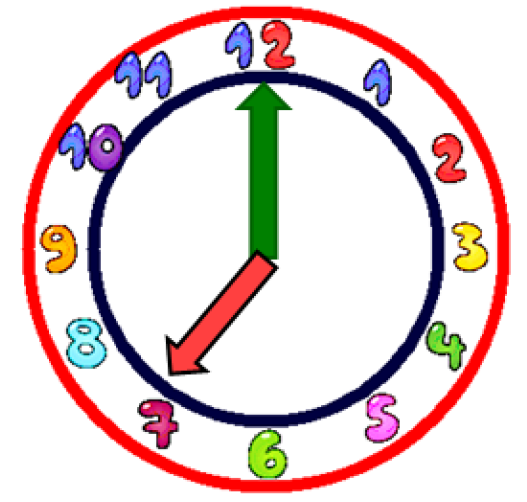 Clock Clipart For Kids.