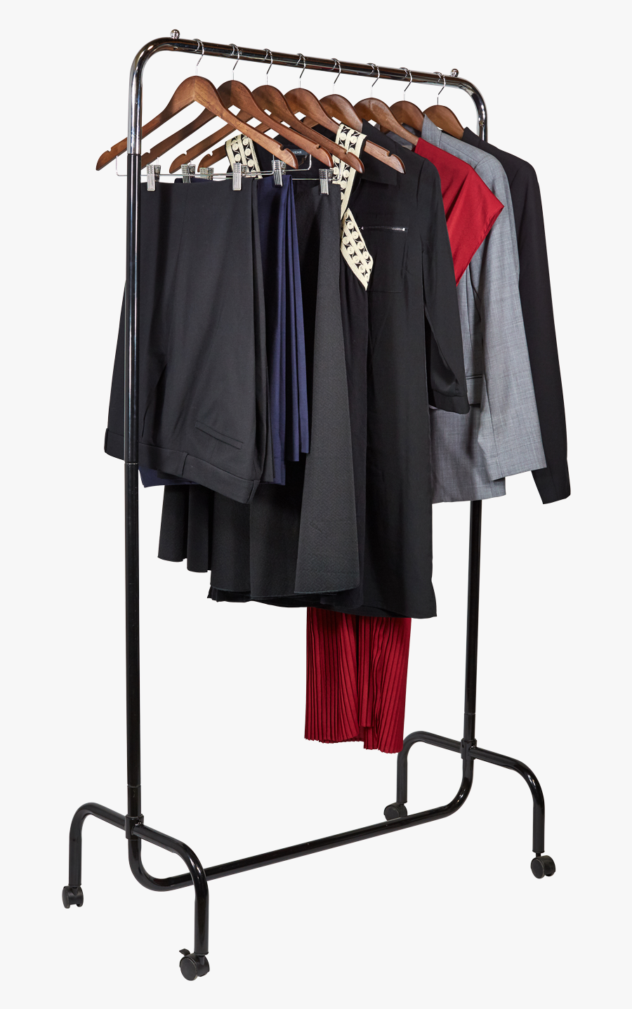 Clothes On Rack Png.