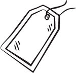 Clothing Tag Clipart.