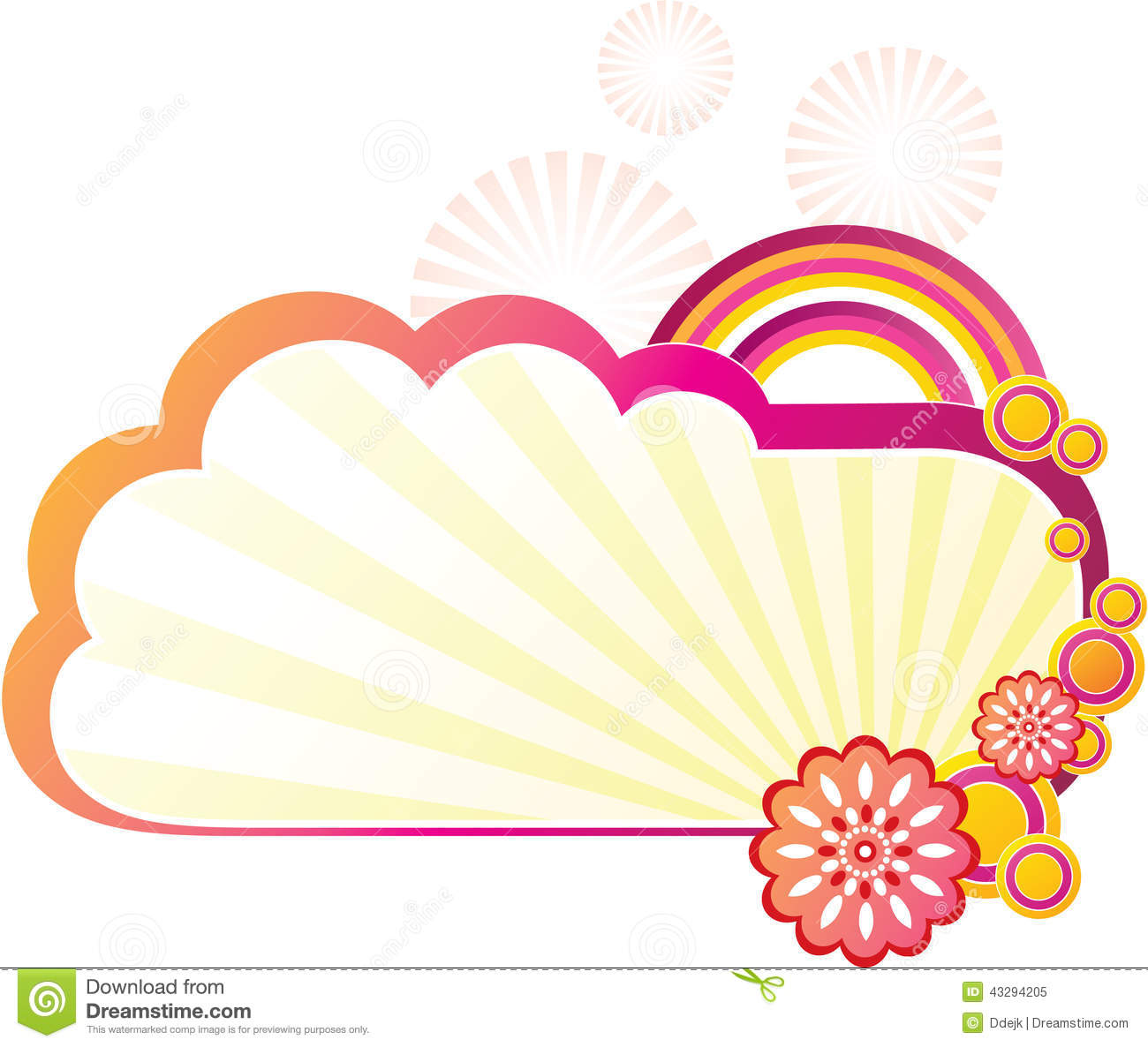 Cloud Shapes Collection Stock Illustration. Cloud Shapes Collection Stock Illustration.