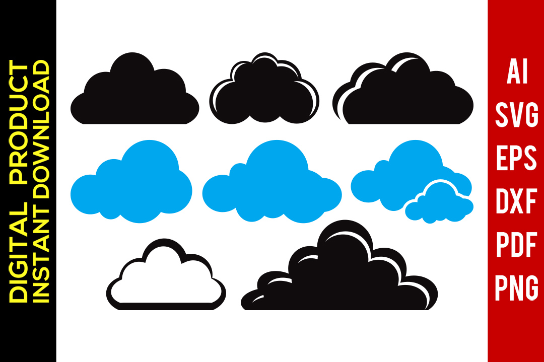 cloud silhouette clip art 20 free Cliparts | Download images on ...