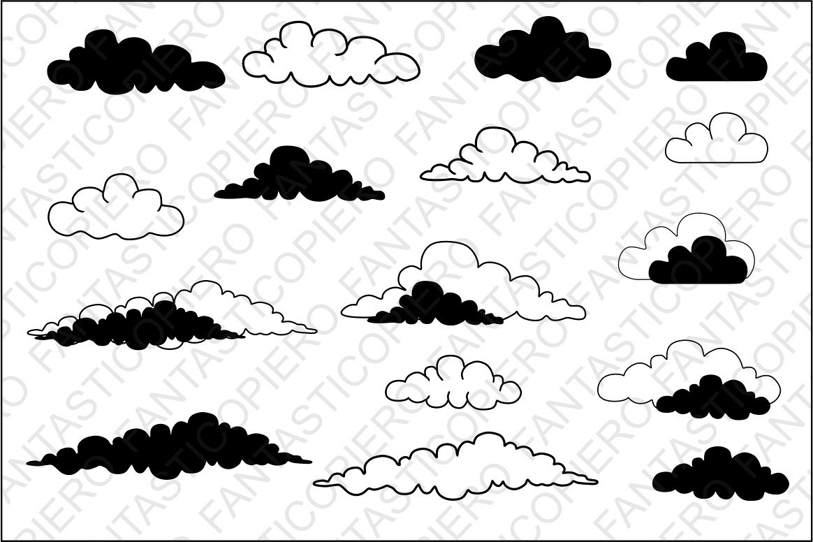 cloud silhouette clip art 20 free Cliparts | Download images on ...