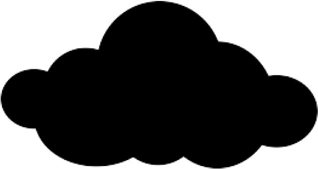 Silhouette Clipart Cloud.