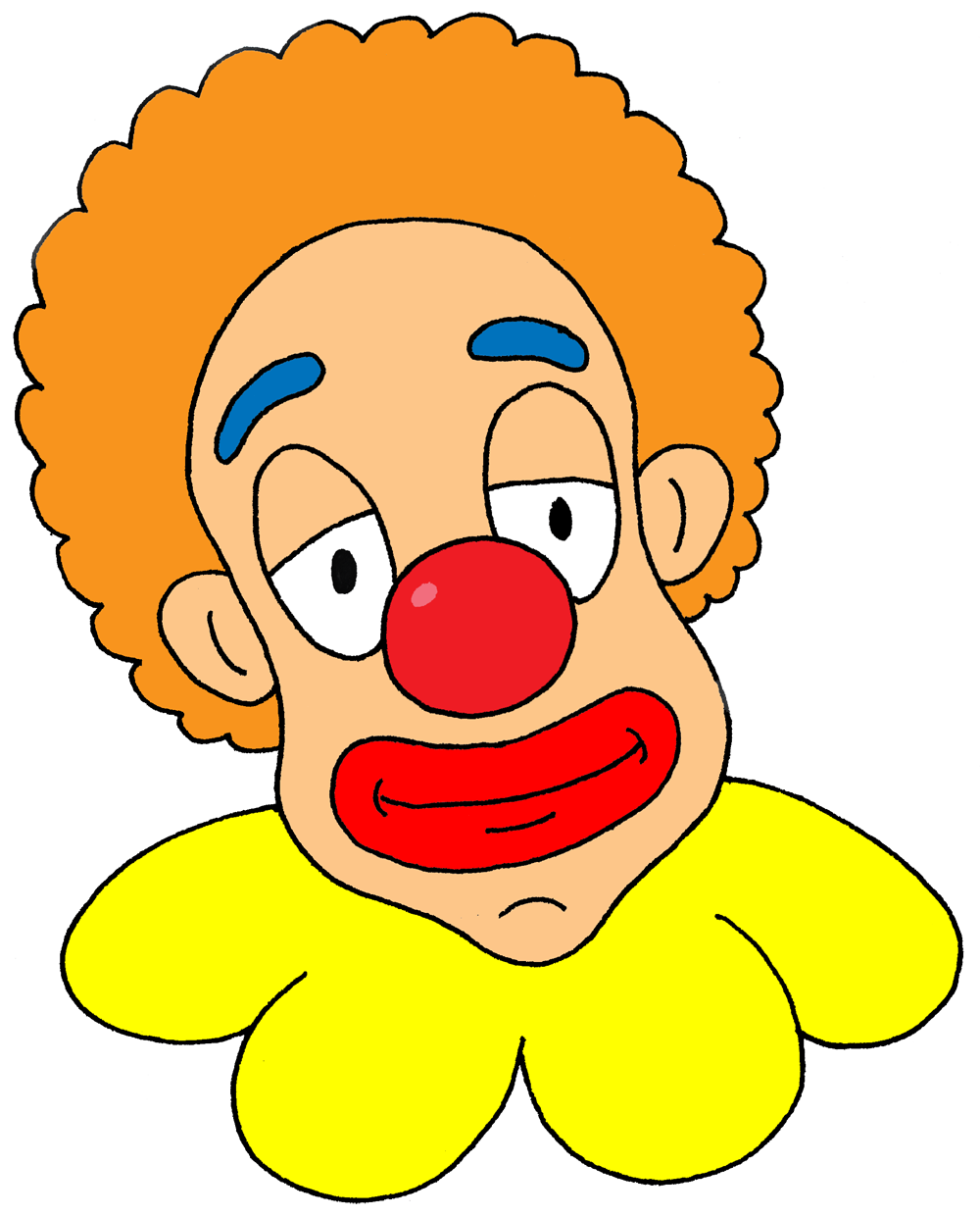 Image of clown face clipart 9 free clown clipart 1 page of 3.