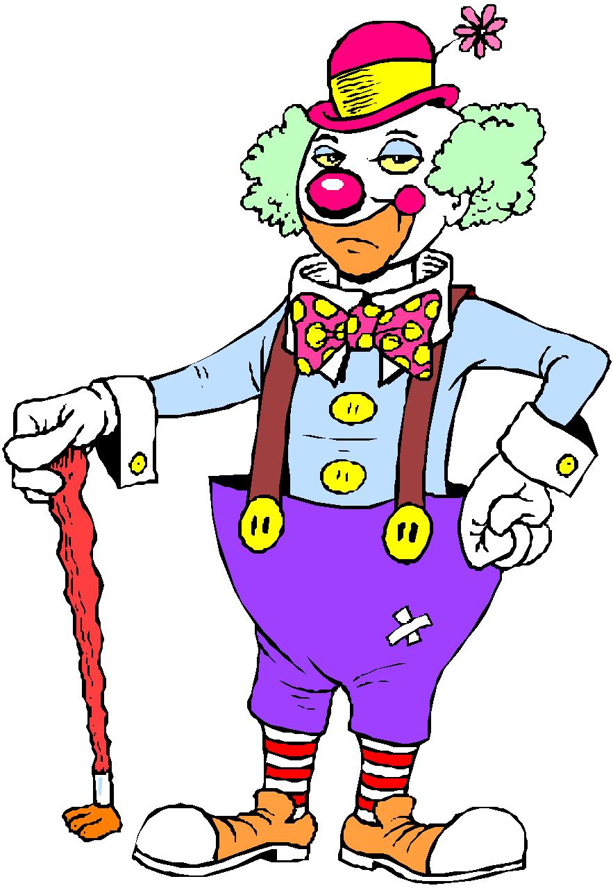 Clowns clip art 4.