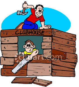 Club house clipart.