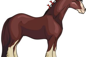 Clydesdale horses clipart 1 » Clipart Station.