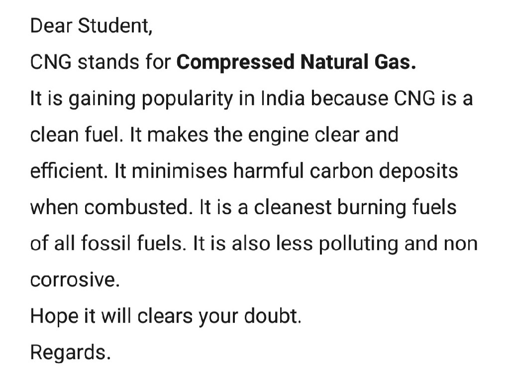 Please hat is the full form of CNG Why is it gaining popularity in.