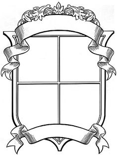 Blank Coat Of Arms Clipart.