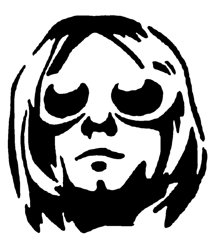 Kurt cobain clipart.