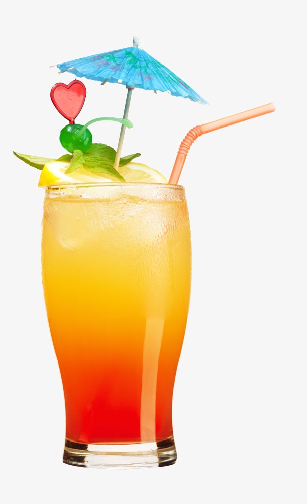 Yellow Cocktail, Cocktail Clipart, Rundl #35504.