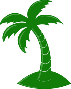 Palm Tree Coconut Clipart.