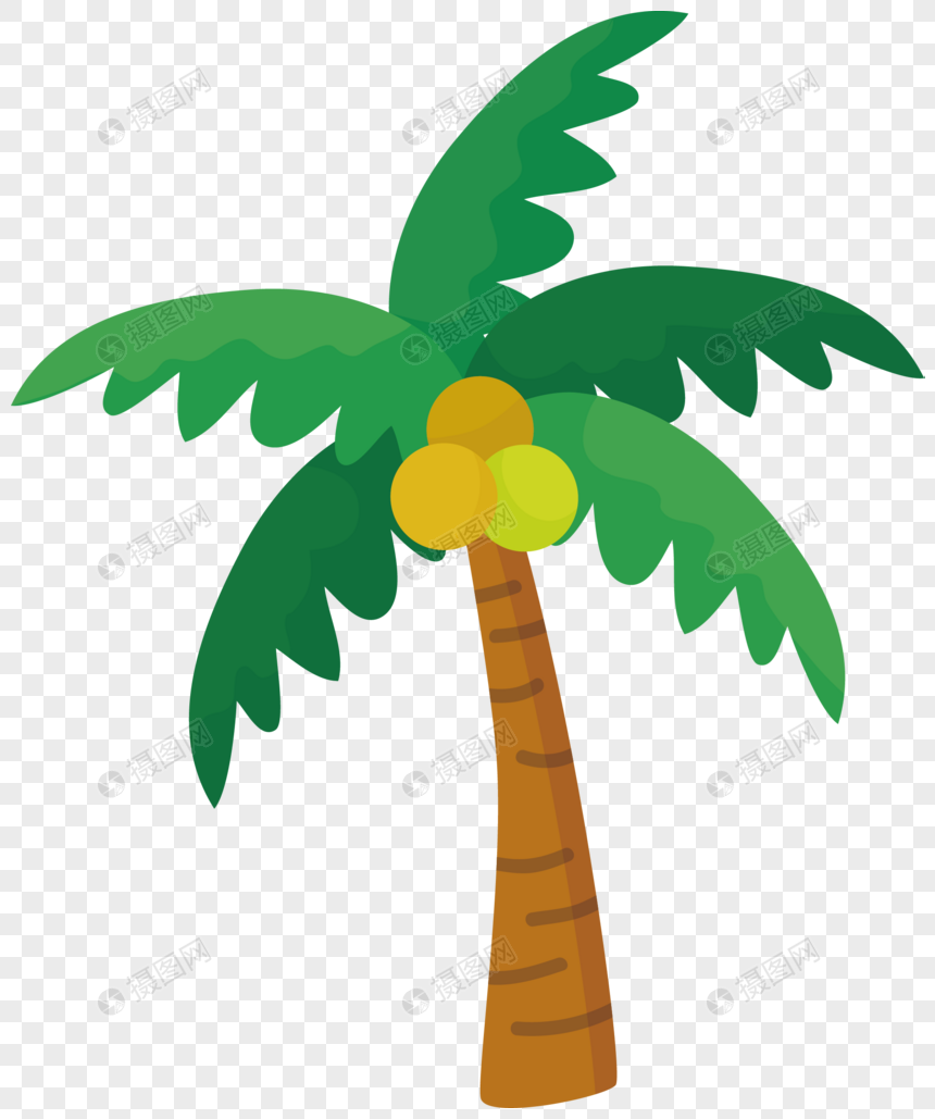 coconut tree clipart vector 10 free Cliparts | Download images on ...