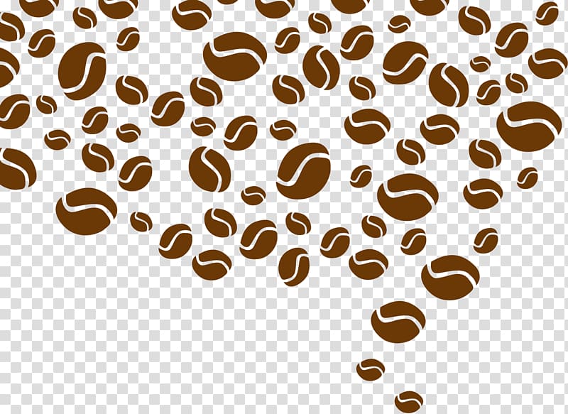 Coffee bean Drink, Brown coffee beans transparent background.