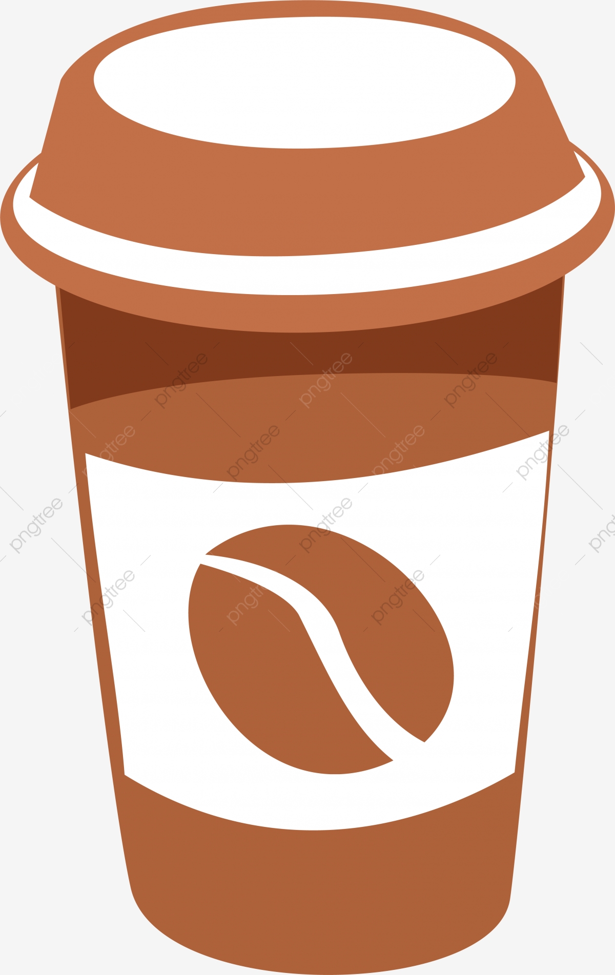 Simple Coffee Cup, Cup Clipart, Simple Cup, Watercolor PNG.
