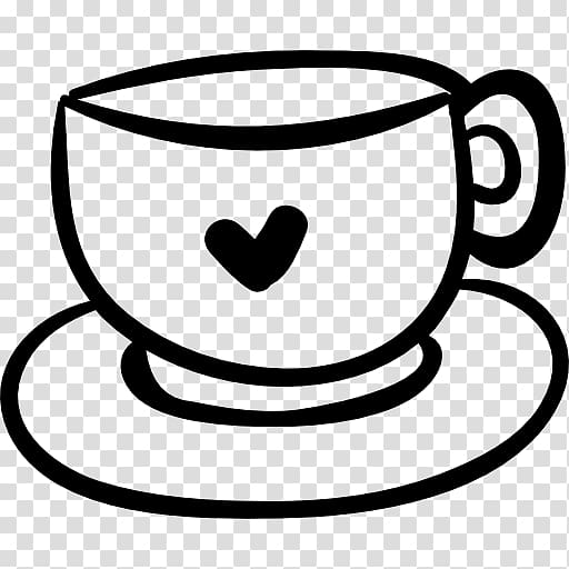 Coffee cup Mug Cappuccino Heart, coffee sketch transparent.