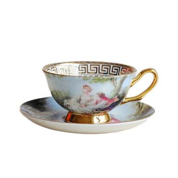 Bulk Lighted Surface Mugs Customized Logo Gold Rim Royal Gold/silver Coffee  Mugs Wholesale.