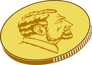 Gold Coin Clip Art at Clker.com.
