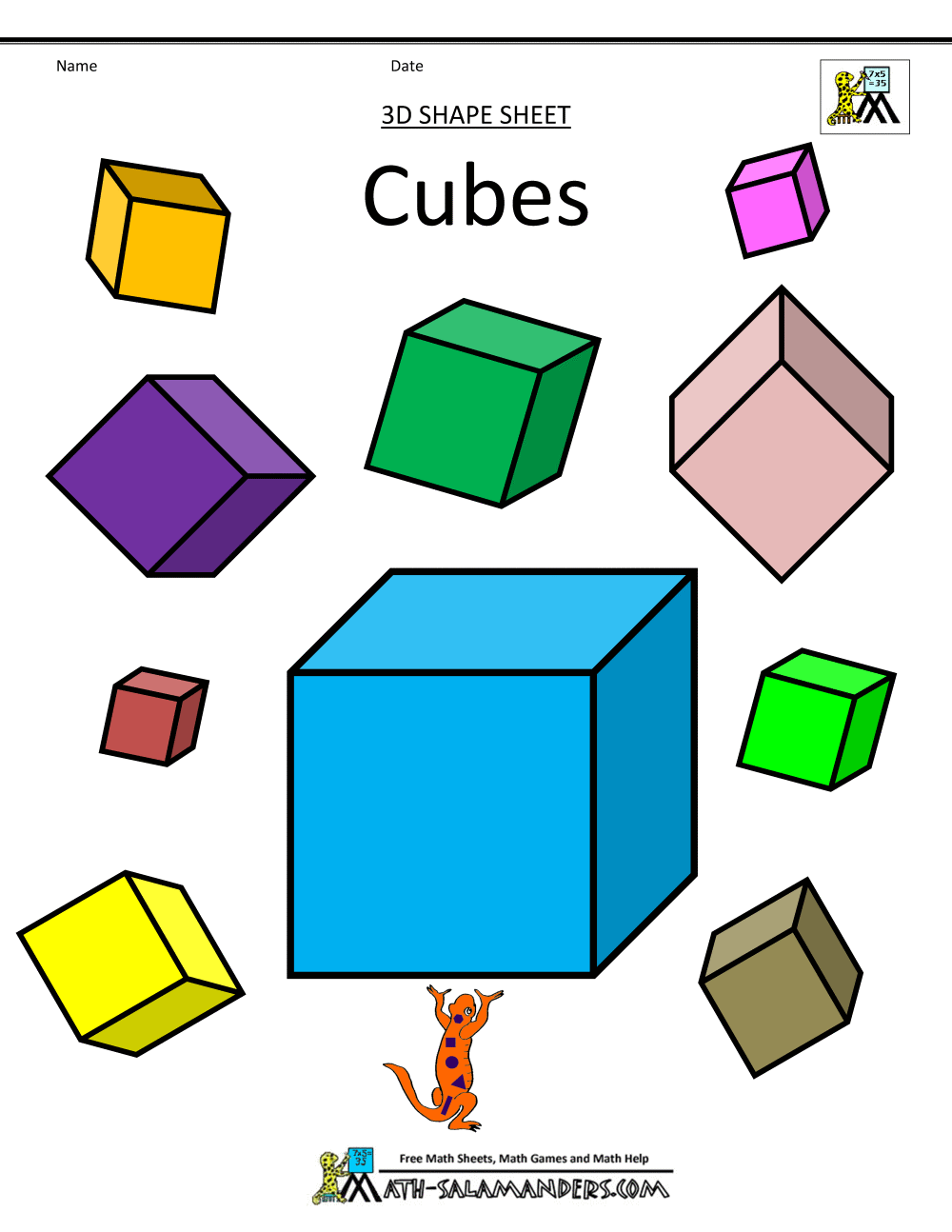 math shapes cubes col.
