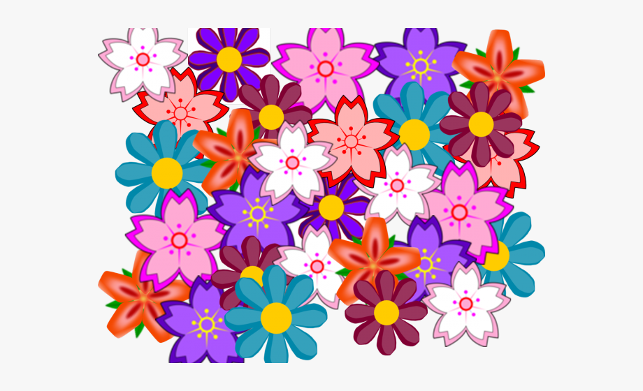 Floral Clipart Collage.