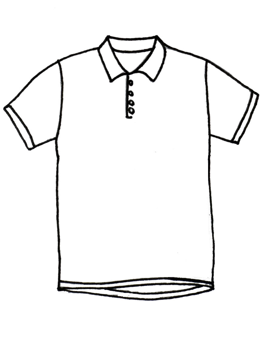 Polo shirt clip art.