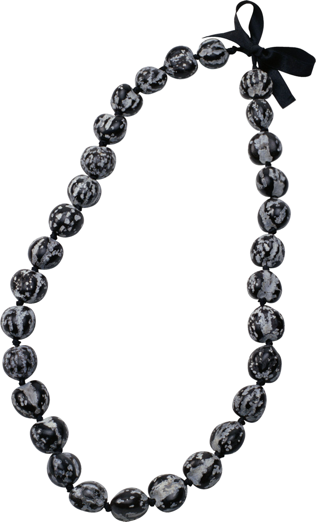 Bead necklace clip art.