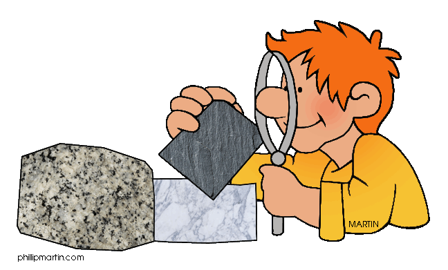 Rocks and minerals clipart.