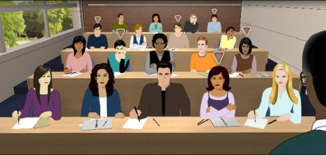 College students in classroom clipart 2 » Clipart Station.