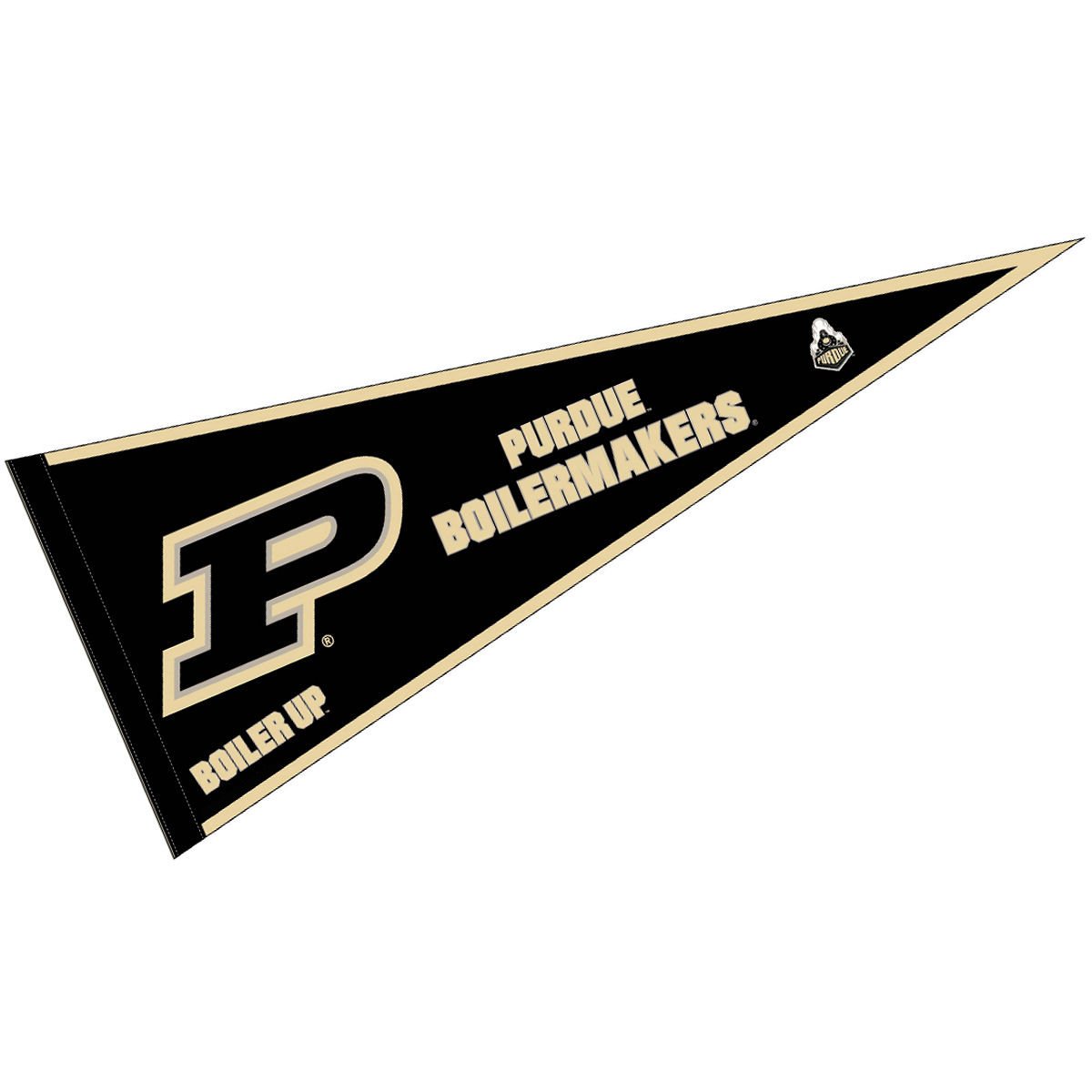 College Flags & Banners Co. Purdue Boilermakers Pennant Full Size Felt.