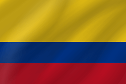 Colombia flag icon.