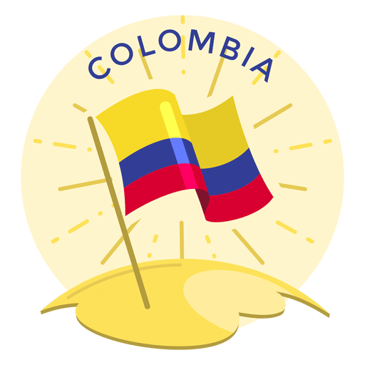 Colombia flag.