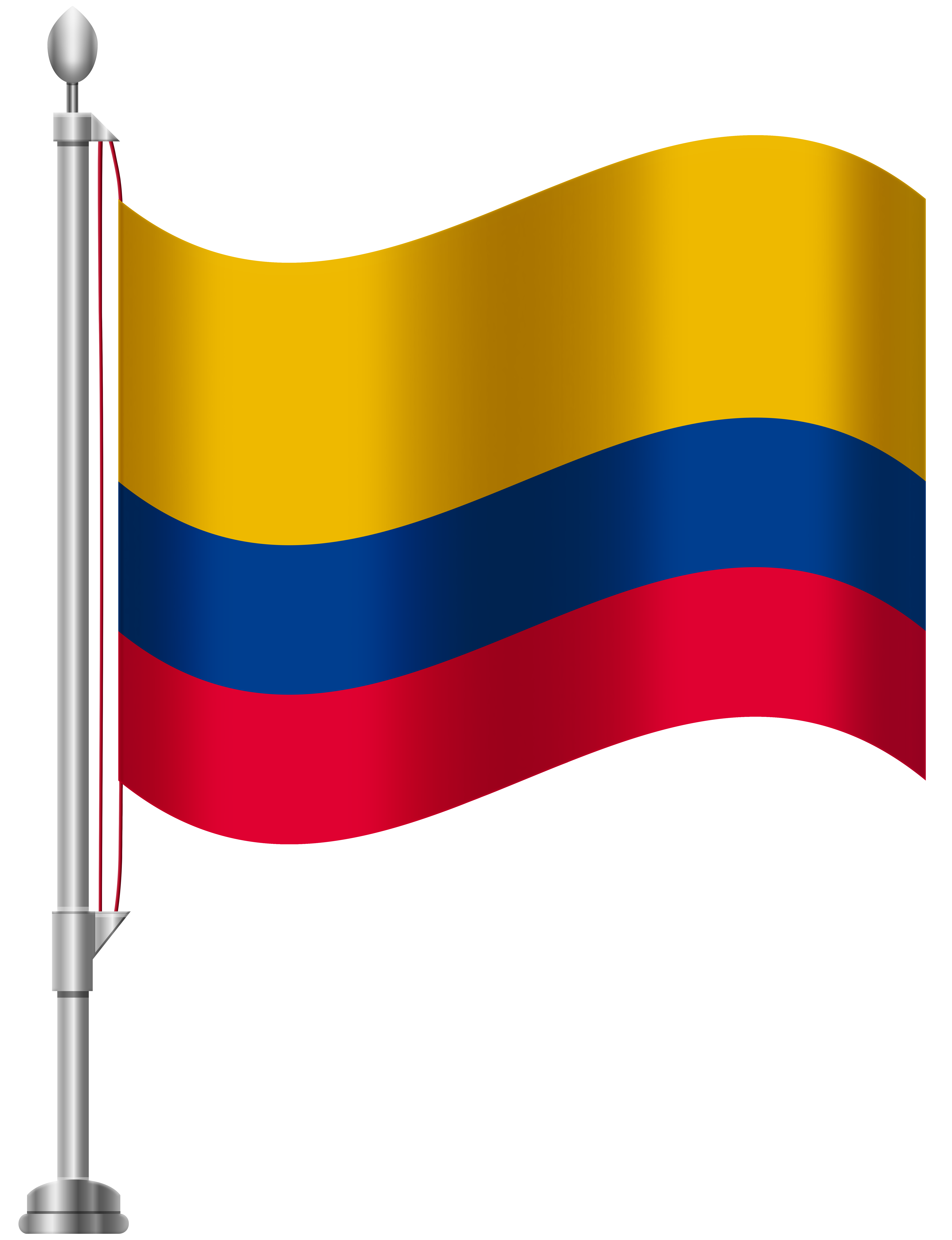 Colombia Flag PNG Clip Art.